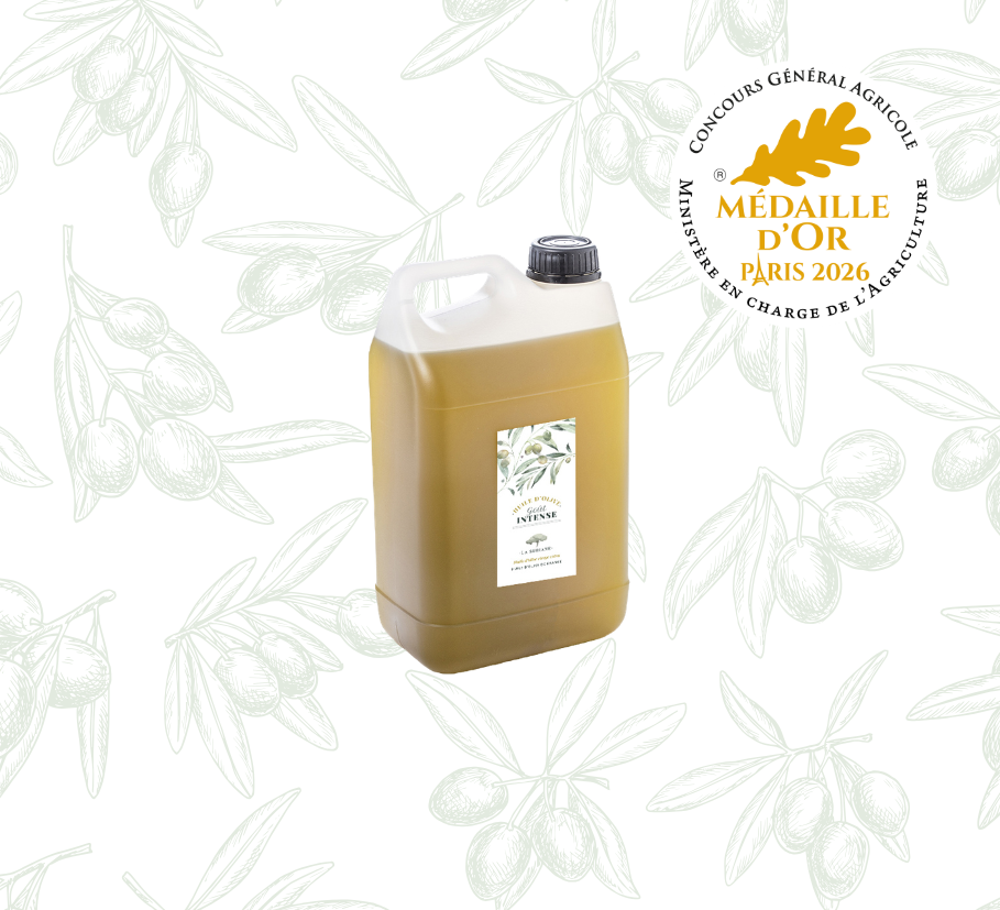 Huile d'olive Vierge extra - Goût intense - 3L