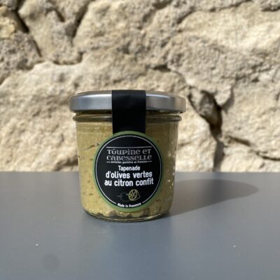 Tapenade d’olives vertes au citron confit