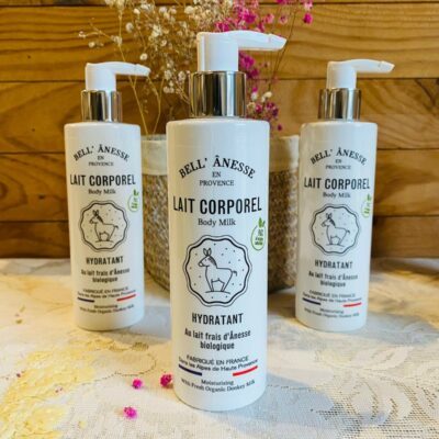 Lait corporel au lait d'ânesse bio - Bell'Anesse en Provence 250ml